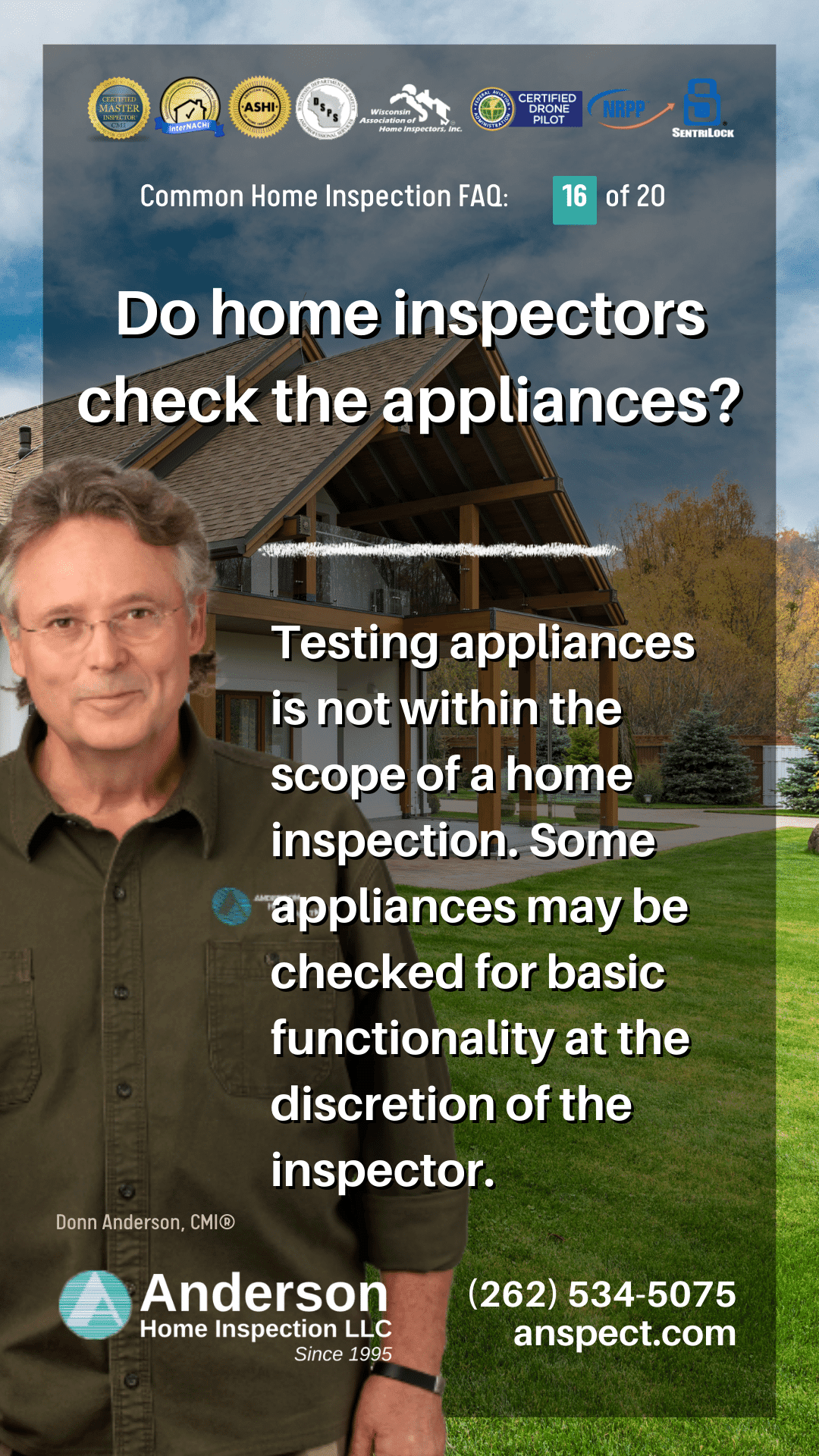 Milwaukee Home Inspection FAQ question and answer