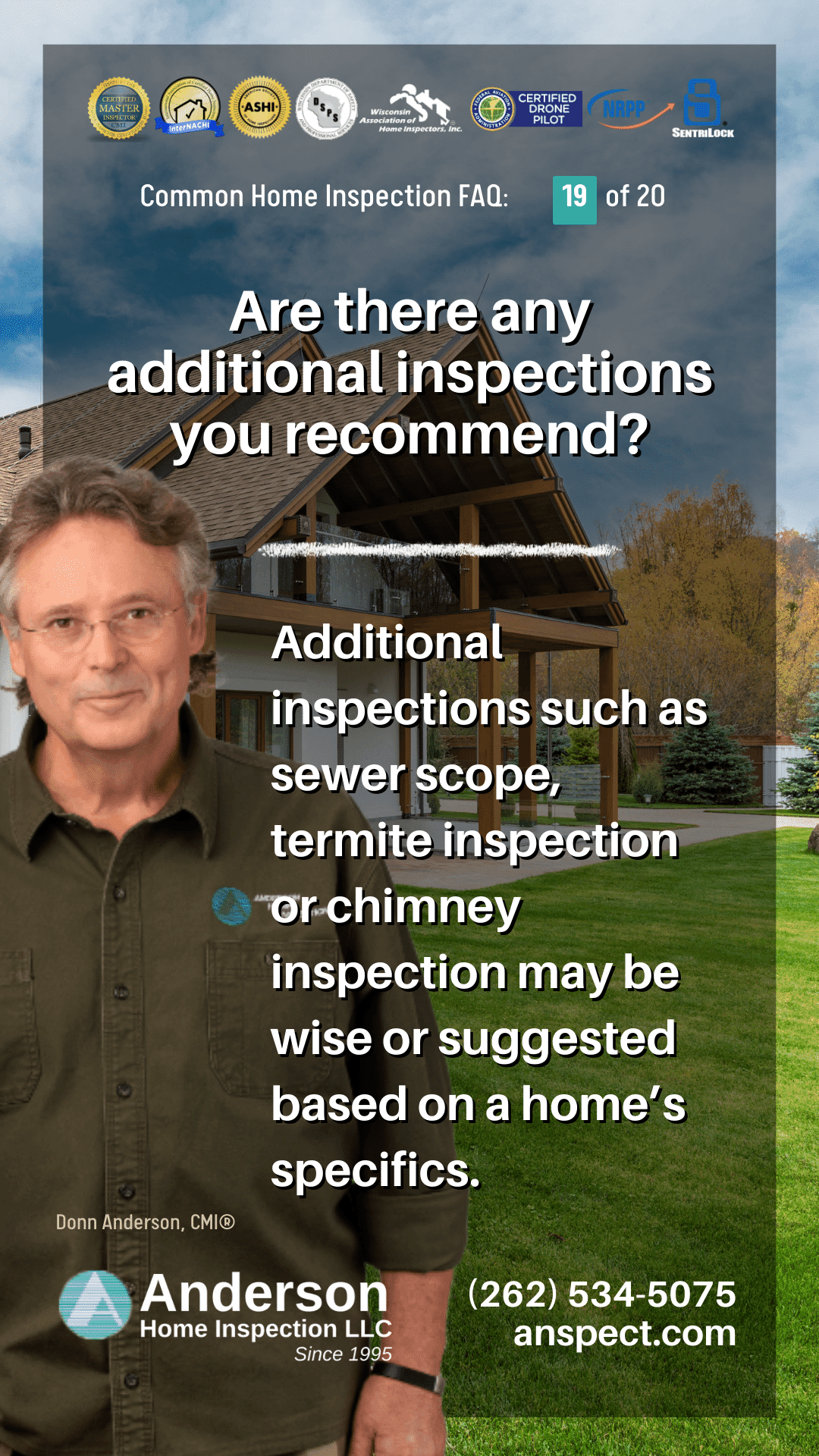Milwaukee Home Inspection FAQ question and answer